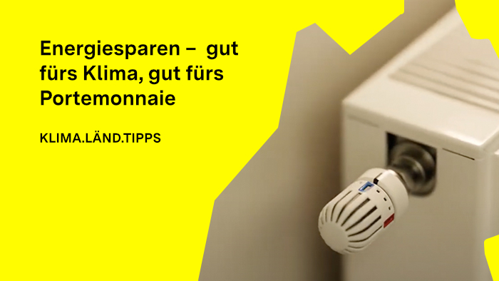 Blick auf den Temperaturregler einer Heizung.